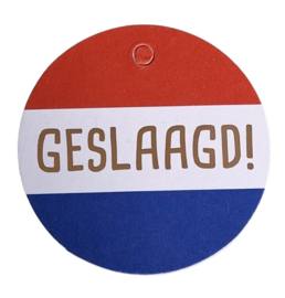 kadolabel geslaagd