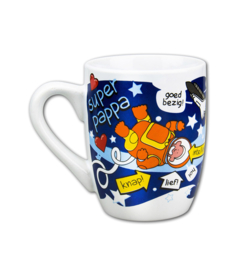 Mok Papa blauw