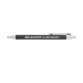 Pen: deze meester is een topper
