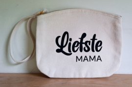 Etui / toilettasje Liefste mama (zwarte tekst)