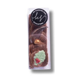 Chocoladeroomstaaf (Gespoten) melk-puur-wit