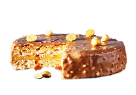 Toffee schuimtaart 6/8 pers