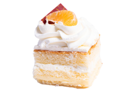 Slagroomgebakje - lactose-vrij / glutenvrij *