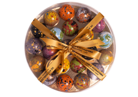 Planeten bonbons 21 stuks - ronde doos