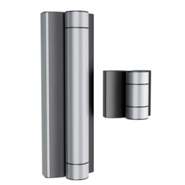 MAGNUS - Gemotoriseerd scharnier en poortsluiter in één voor voetgangerspoorten ZILVER. Art nr. MIC972 ZILV  (NE)