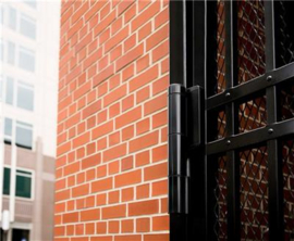 MAMMOTH-HD-9005 - Zeer krachtige hydraulische 180° poortsluiter en scharnier in één RAL9005. Art nr. MIC953 9005  (NE)