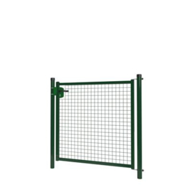 Enkele tuinpoortset met gaasvulling 1200x1250 - RAL6005 Art. nr. TPS6005120125S prijs per Set excl. BTW