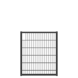 Tuinpoortvleugel 1000x1200 mm met dubbelstaafmatvulling - RAL7016 Art. nr. TPTDM7016100120 prijs per Stuk(s) excl. BTW