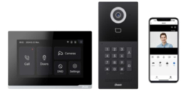 Dnake 2-draads videofoonkit opbouw + code zwart met wifi cloudconnectie Art nr. DNK-TWK03  (NE)