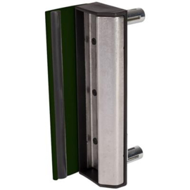 Slotvanger (RVS) voor vierkant profiel - slagplaat RAL6009 Art. nr. SAKL6009QF2 prijs per Stuk(s) excl. BTW