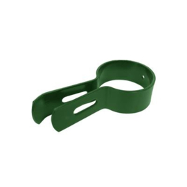 Langlip eindbeugel Ø 60 mm - elektrolytisch verzinkt en gecoat RAL6005 Art. nr. LLEBE600560 prijs per Stuk(s) excl. BTW