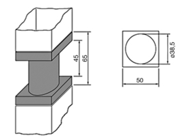 T40~~UPRIGHT GATE JOINT ELEMENT 40