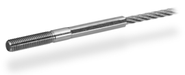 29268~~BUITENDRAAD - 4MM-RECHTSE DRAAD