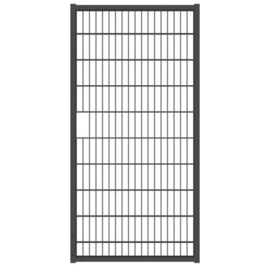 Tuinpoortvleugel 1000x2000 mm met dubbelstaafmatvulling - RAL7016 Art. nr. TPTDM7016100200 prijs per Stuk(s) excl. BTW