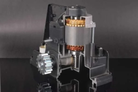 Roger BG30/1604 Elektromechanische aandrijving borstelloos, 36V voor schuifhekken tot 1600kg Ingebouwde besturing B70, Magnetische eindschakelaars. Inclusief ontvanger  (HO)