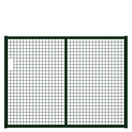 Tuinpoortvleugel 2000x1500 mm met gaasvulling - RAL6009 Art. nr. TPS6009200150 prijs per Stuk(s) excl. BTW
