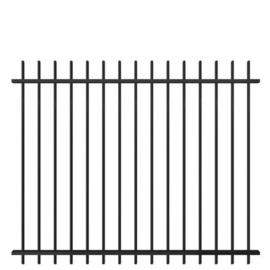 Spijlenvak Orion pro 2000 - h.o.h. 100 mm - sendzimir verzinkt en gecoat RAL9005 Art. nr. VAO1SV90052000 prijs per Stuk(s) excl. BTW