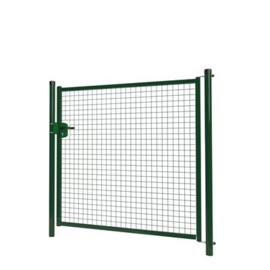 Enkele tuinpoortset met gaasvulling 1500x1500 - RAL6005 Art. nr. TPS6005150150S prijs per Set excl. BTW