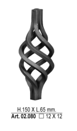 02.080~~TORS 150X65MM # 12MM