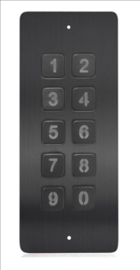 Entrya Toetsenbord RVS zwart voor KPFB-ES4 Art nr. 1054 48  (SE)