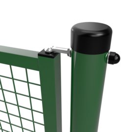 Dubbele tuinpoortset met gaasvulling 2000x1000 - RAL6005 Art. nr. TPD6005200100S prijs per Set excl. BTW