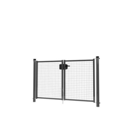 Dubbele tuinpoortset met gaasvulling 2000x1250 - RAL7016 Art. nr. TPD7016200125S prijs per Set excl. BTW