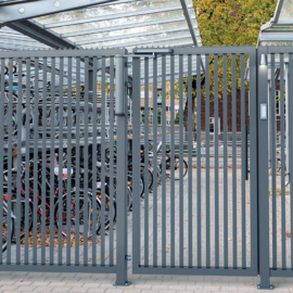 Locinox VENUS-S-9005~~Art. nr. P00017436-9005    P00017436-9005 - Gemotoriseerde poortsluiter voor draaipoorten-zwart (HO)