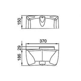 623180~~DEA LIVI502 24V (zonder knikarm)