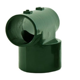 T-kop 89x60 mm (ballenvangerkop) - RAL6009 Art. nr. TK6009609060BAL prijs per Stuk(s) excl. BTW