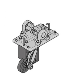 Sommer Reductor voor slagboom ASB-6010A/5014A rechts Art nr. 104582  (SE)