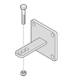 Sommer Paalbeslag standaard Twist M S3 zwart Art nr. 105542  (SE)