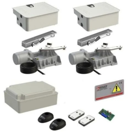 Roger  BR21/353 Kit  Ondergrondse draaihekaandrijving onderbouw tot 3,5m vleugel borstelloos  (HO)