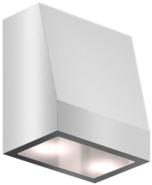 HEPTA75-DC-UNCOLOURED - Trapeziumvormige wandverlichting, 75mm breed, 24Vdc (ongekleurd). Art nr. LOC1202