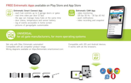 Ditec  Entrematic Smart Connect De perfecte oplossing om elke automatisering te beheren, op een slimme manier. Met stemherkenning via uw GSM.  (HO)