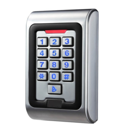 5x Codeclavier Kijzer HSY-S209 RVS Vandaalbestendig en weerbestendig. IP 67, dus werkt zelfs onder water. Art. 0209.  €81,95 p/st. (QU)