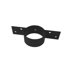 Schuttingbeugel voor paal Ø60 mm - RAL9005 Art. nr. SCHUTBA900560 prijs per Stuk(s) excl. BTW