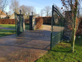 Quiko Spider met 230v 2204uni sturing ,set 2 motoren, tot 5 meter poort-vleugel, knikarm motoren voor grote penanten. tot 1 meter dik.  Geen middenstop nodig.Art.0730  (QU)