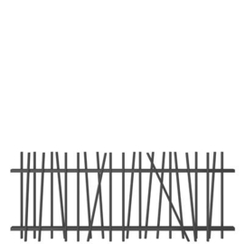 Spijlenvak Mykadoo pro 1000 - h.o.h. max. 110 mm - thermisch verzinkt en gecoat RAL7016 Art. nr. VAMYVV70161000 prijs per Stuk(s) excl. BTW