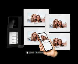 Facila neXt K2171W/B4 kit video intercom Art nr. 105038  (SE)