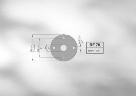 RF70~~MONTAGERING VOOR SPIJL