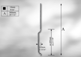 G702M~~BUIKSPIJL # 14MM - LENGTE 900MM