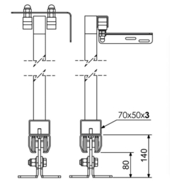 CAIS  SPEED SE Achtwielstrolley small  (HO)