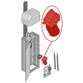Sommer Motor slagboom ASB-6010/6010A/5014A links Art nr. 104138  (SE)