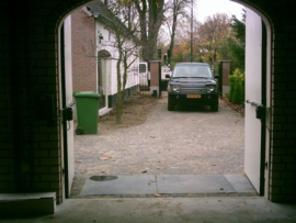 1x Bevestiging beugels voor ronde palen, 60mm, tot 120mm Art. nr 0304(QU)