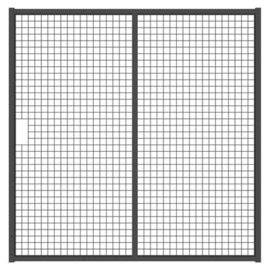 Tuinpoortvleugel 2000x2000 mm met gaasvulling - RAL7016 Art. nr. TPS7016200200  prijs per Stuk(s) excl. BTW