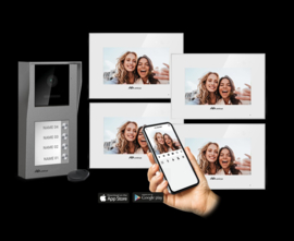 Facila neXt K2171W/4 kit video intercom Art nr. 105055  (SE)