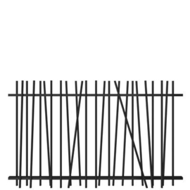 Spijlenvak Mykadoo pro 1500 - h.o.h. max. 110 mm - thermisch verzinkt en gecoat RAL9005 Art. nr. VAMYVV90051500 prijs per Stuk(s) excl. BTW