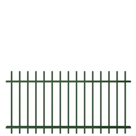 Spijlenvak Orion pro 1250 - h.o.h. 100 mm - sendzimir verzinkt en gecoat RAL6005 Art. nr. VAO1SV60051250 prijs per Stuk(s) excl. BTW