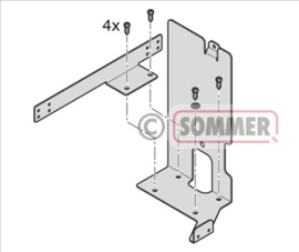 Sommer Bevestigingsplaat voor besturing RUNner/RUNner+ Art nr. 104877 (SE)