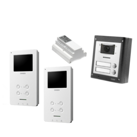 VIDEX  Videokit 2dr opbouw 4k / 6K3 2 users Art nr. VPK46321-2  (NE)